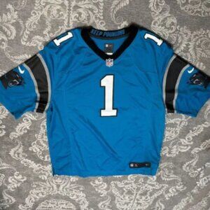 Nike Carolina Panthers Cam Newton Men's Jersey Blue 2XL Football